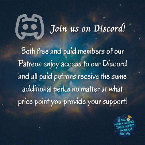 Join us on Discord! Both free and paid members of our Patreon enjoy access to our Discord and all paid patrons receive the same additional perks no matter at what price point you provide your support!